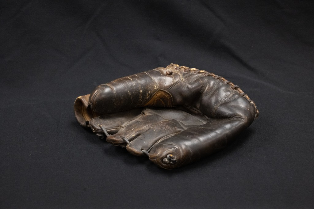 Photo of Preacher Roe's baseball glove.