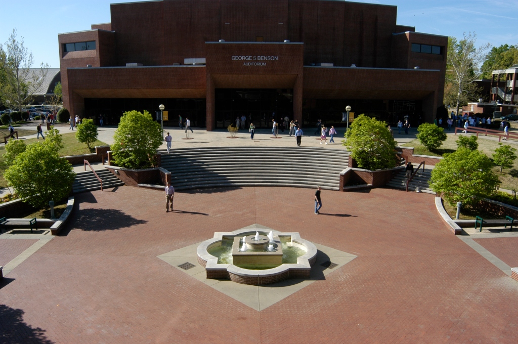 Photo of the Benson Auditorium in 2003.