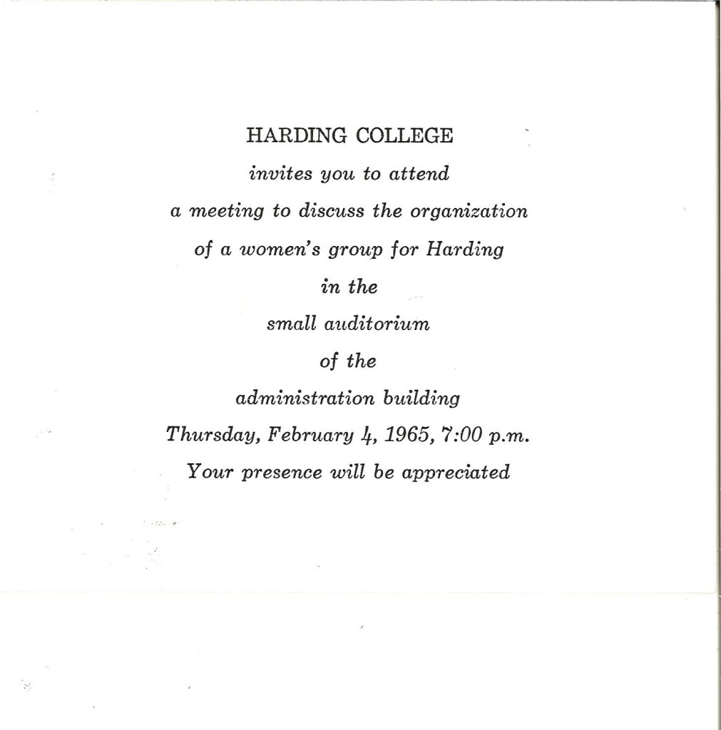 Invitation for AWH meeting.